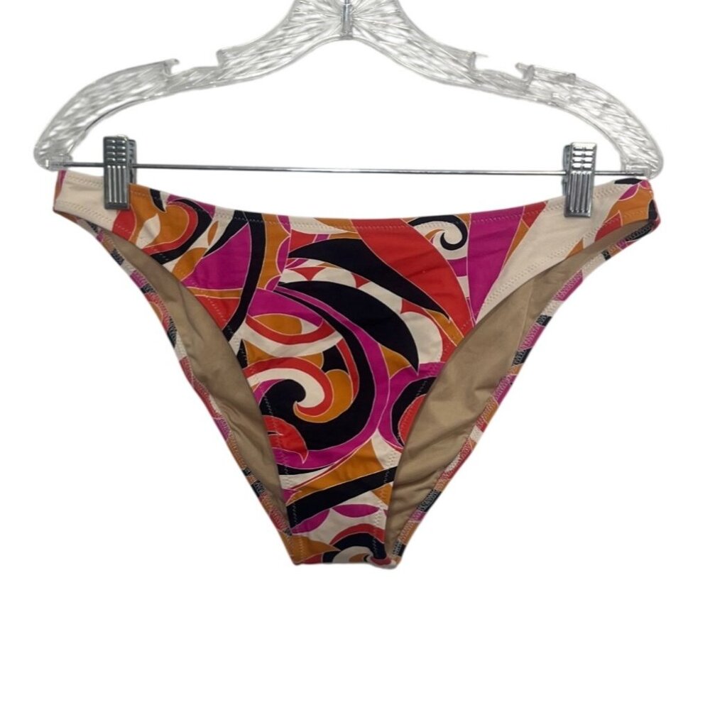 Shade & Shore Bikini Bottom Womens Large New Abstract Multicolor